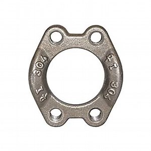 1 1/4" SAE Split Flange Halves Uncut Type 6000 PSI Steel ISO 6162-2 Code 62 (Bolt Threads)