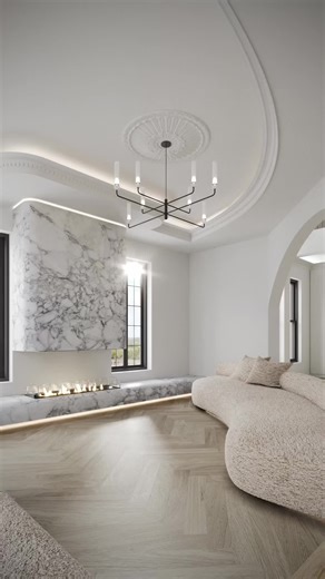 Modern Georgian Style Interior Design Concept for Home Renovation