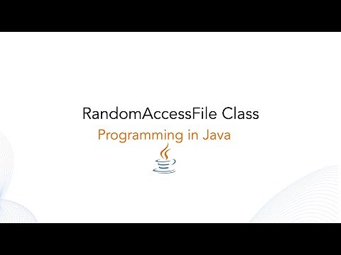 RandomAccessFile Class in java