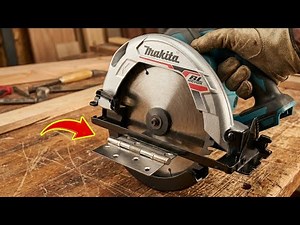 I Wish I Knew This Earlier At 65! No One Teaches Me This Hinge Trick For Circular Saws | Tips 4