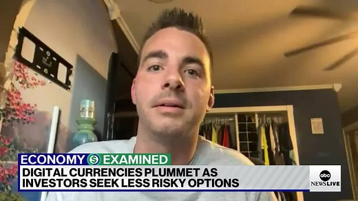 Bitcoin, other cryptocurrencies have crashed as interest rates rise and investors seek less risky investments. | ABC News Live