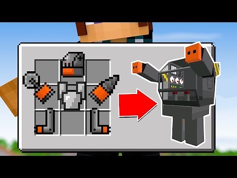 Minecraft: COMO FAZER UM ROBÔ NO MINECRAFT !! ‹ AUTHENTIC ›