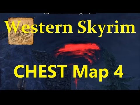 ESO GREYMOOR - Western Skyrim Treasure Map #4 Chest Location! (Elder Scrolls Online)