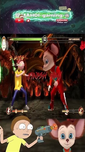 RICK VS barbuckin: The Most Disrespectful Fatality! 💀🔥 #shorts