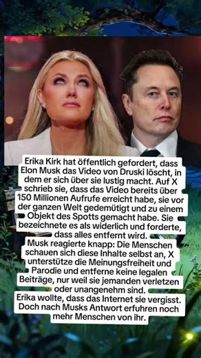 Elon Musk lehnt Löschung ab Streit um Video von Druski bringt Erika Kirk erst recht ins Rampenlicht