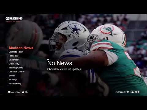 Madden NFL 25 Main Menu Highlight Show