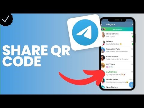 How to share your QR code from Telegram?