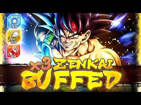 I GAVE HIM EVERYTHIINNNNG! 3x ZENKAI BUFFED LEGEND BARDOCK CHANGES THE FUTURE! | Dragon Ball Legends