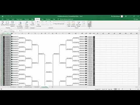 2021 March Madness Brackets in Excel