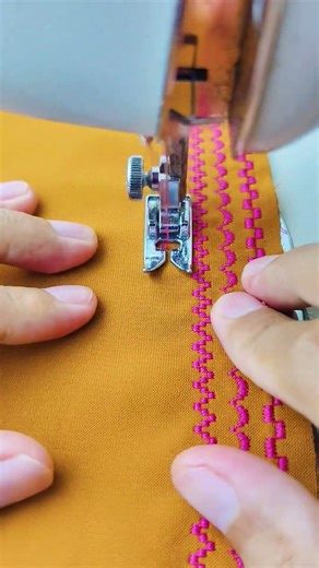 Patterned stitching using a Janome sewing machine #sewing #sewingtechniques