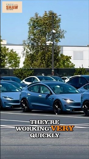 Tesla's NEW Blue Paint Colors for Model 3 & Y #Tesla #ModelY #TechNews
