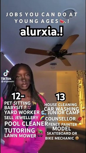 🦮- jobs for 12 and 13 year olds ! -🦮 tipsforyou 🌈