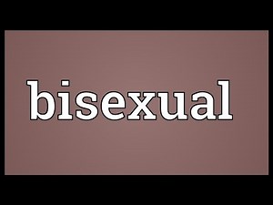 Bisexual Meaning