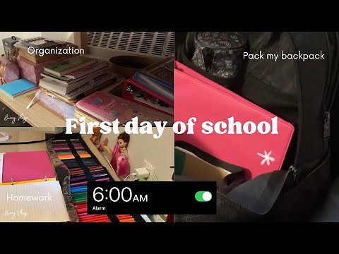 First Day of School Vlog | Starting Grade 8! 💫
