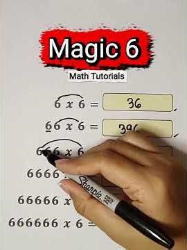 The Pattern in the Pulse ❄️ | Magic 6 Multiplication