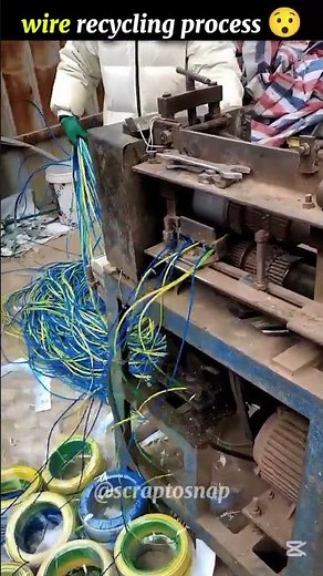 Amazing Cable Recycling Machine | Full Process Explained