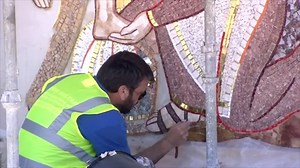 Liturgic art using mosaic, from Gozo to Madrid