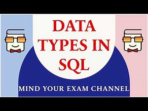 Data Types in SQL | Char | Varchar | Int | BigInt | Float | Date | Structured Query Language | DBMS