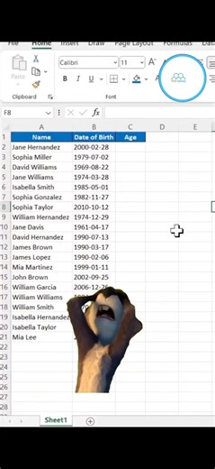 DATEDIF is a hidden function in Excel, so it won't show invthe function list, but it works fine.💻