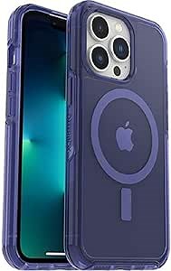 OtterBox Symmetry Series+ Clear Antimicrobial Case with MagSafe for iPhone 13 Pro - Feelin Blue