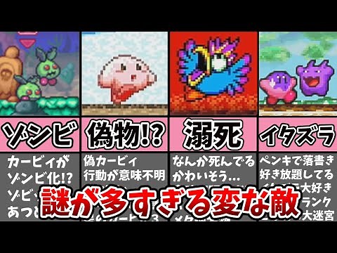 カービィの謎が多すぎる変な敵12選【小ネタ】【星のカービィ】