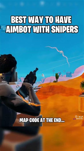 The BEST way to improve sniper aim! 😁 #azurite #fortnite #peterbot #fortnitesettings #fortniteclips