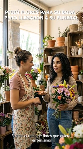 Pidió flores para su boda... pero llegaron a su entierro. 🥀