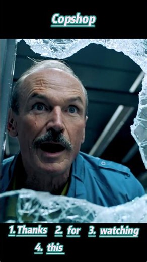 Waiting… as the Glass Cracks Under Fire #Copshop #shorts