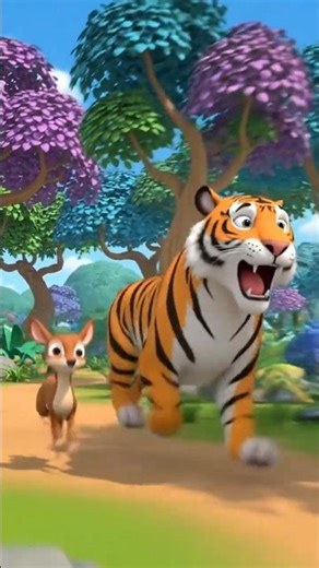 The tiger story part 2 #aivideo#aistory #animals #generater