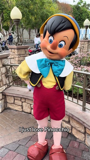 Running into Pinocchio at Disneyland is always such a special character moment. From Fantasyland vibes to classic Disney nostalgia, seeing him walking through the park instantly brings back childhood memories. He’s one of those timeless Disney characters that just makes the magic feel real. Pinocchio will always be one of my favorites — sweet, adventurous, and a reminder to always follow your heart. Disneyland character interactions like this are what make a Disney park day unforgettable. If you