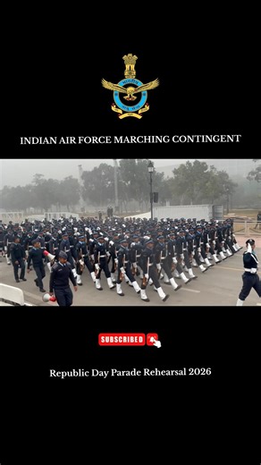 Indian Airforce Marching Contingent #republicdayparade2026 #amitsumitvlogs