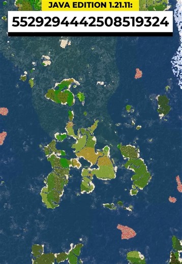 I found a Minecraft archipelago seed with a village spawn!