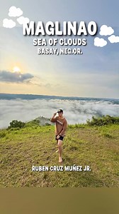 The breathtaking sea of clouds in Maglinao, Basay, Negros Oriental. 📹: Ruben Cruz Muñez Jr. | Negros Oriental Provincial Tourism Board