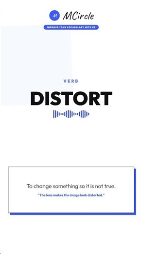 Learn English: What is Distort? | Vocabulary Shorts