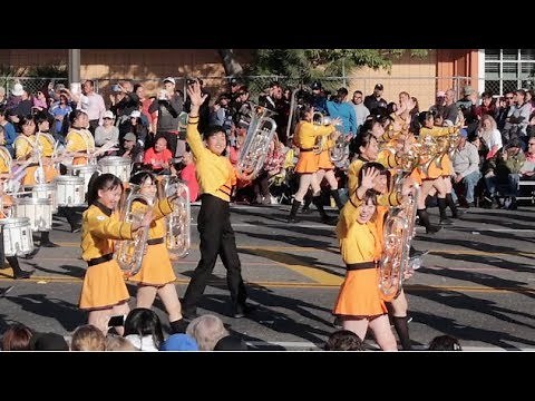 Kyoto Tachibana SHS Band at Rose Parade 2018
