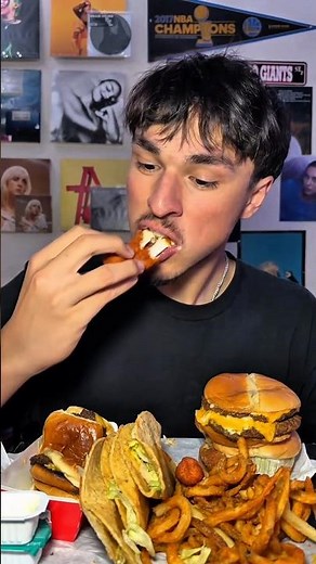 Eating the Ultimate Jack in the Box Feast 🍔🌮🍟 ASMR Mukbang