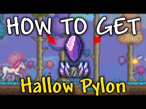 How to Get Hallow Pylon in Terraria | Hallow Pylon terraria