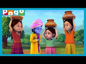 राधा और कृष्ण की जादुई धुन!🎼✨| Little Krishna🪈| Radha Krishna Special💘| ‪@PogoChannel‬