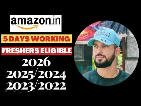 🚨 Amazon VCS Hiring Started 🔥 | Online Interview 💻 | 100 Openings 🎯 | Easy Selection Process ✅