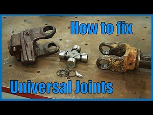 How to fix a Universal Joint UJ with tips on what to do when it doesn't go to plan.