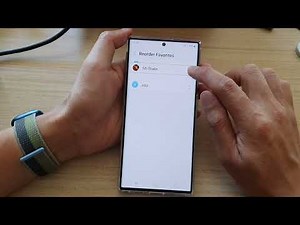 Galaxy S22/S22+/Ultra: How to Reorder Contacts In Favorites