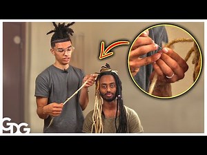 How To Install Long Dreadlocks Step by Step Ft. DSoar Hair