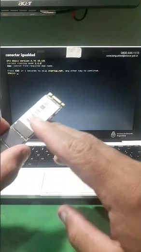 ❗ EFI Shell 2.70 DEL PORQUE Y Cambiar Disco Solución para Instalar Windows 11 en Netbook PC