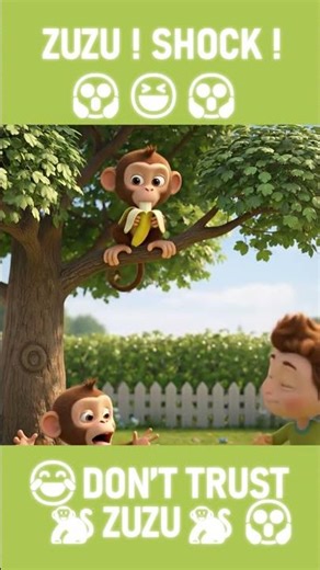 ZIKO & ZUZU — BANANA TROUBLE! 😂🍌 | 😱ZUZU SHOCK 😱