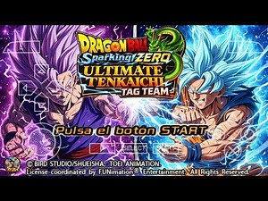New DBZ TTT Mod Dragon Ball Sparking Zero Ultimate Tenkaichi Tag Team ISO PPSSPP