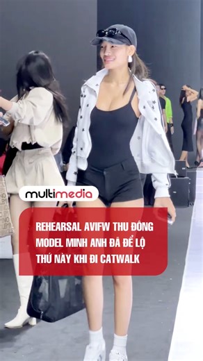 Rehearsal AVIFW Thu Đông model Minh Anh đã để lộ thứ này khi catwalk #AVIFW2025 #reels #viral #xuhuong | Vietnam's Next Top Model TV Show