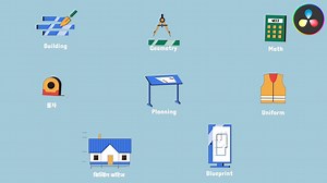 Engineering icons And Titles for DaVinci Resolve