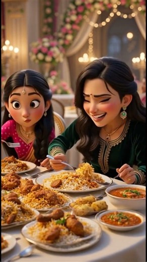 Shadi Ki Biryani vs Rishta Aunties! 🥘👵 #shorts