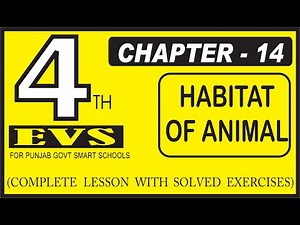 CLASS 4 EVS LESSON 14 HABITAT OF ANIMAL (ਜੀਵ-ਜੰਤੂਆਂ ਦਾ ਆਵਾਸ) PUNJAB SCHOOL EDUCATION BOARD