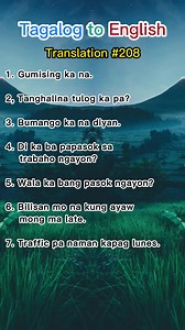 17K views · 726 reactions | TAGALOG TO ENGLISH TRANSLATION...